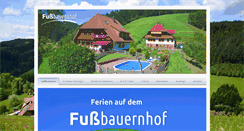 Desktop Screenshot of fussbauernhof.de