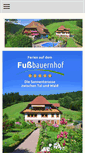 Mobile Screenshot of fussbauernhof.de